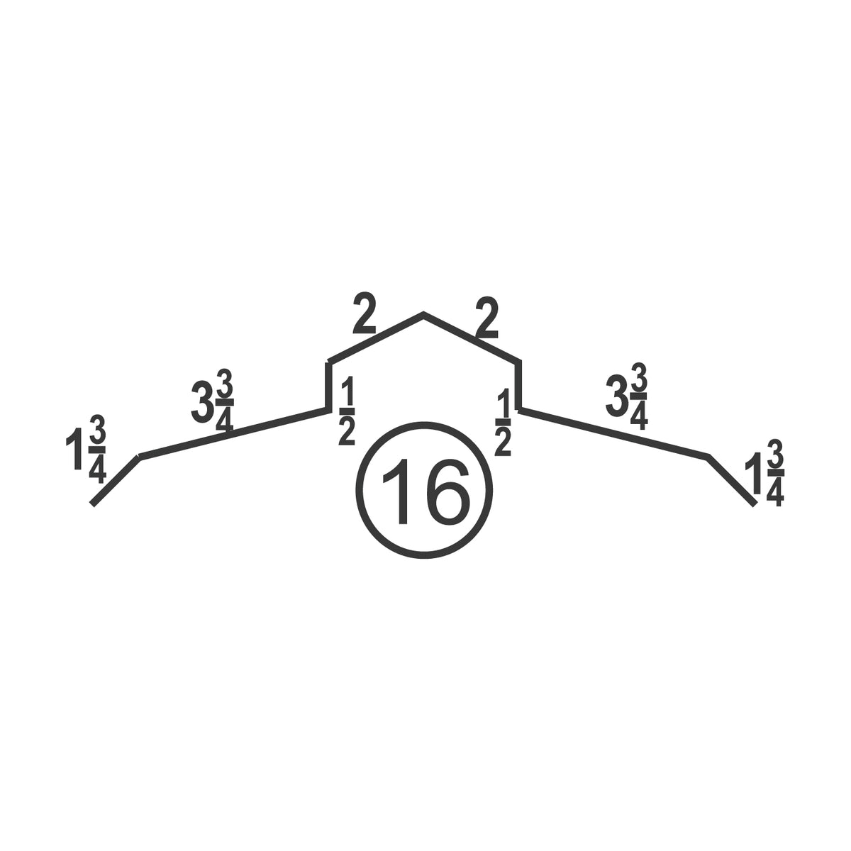Prepainted Ridge Roll for EcoHirib metalinkretail
