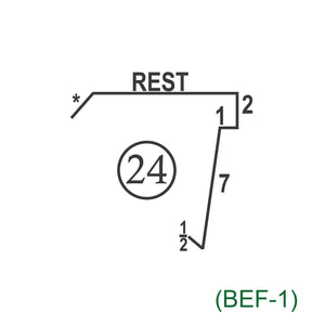 Stone-coated - Box End Flashing